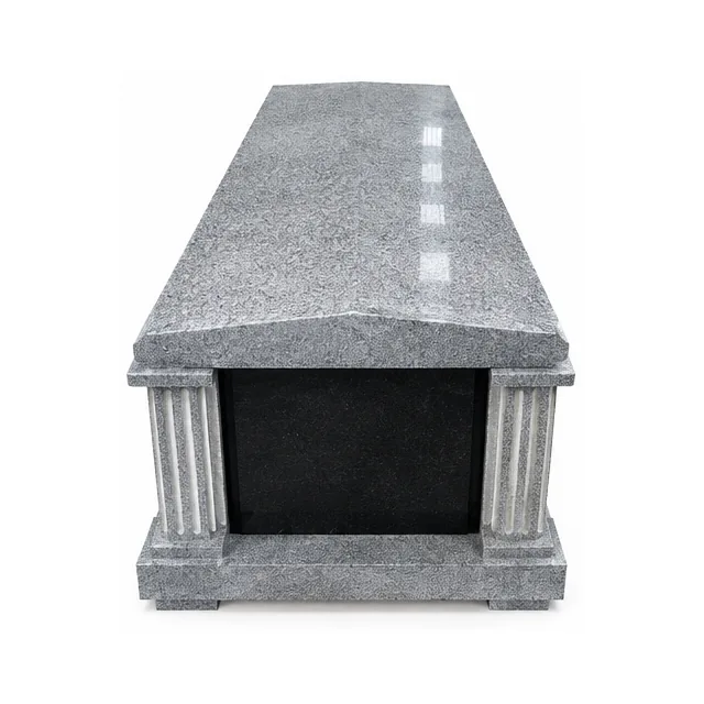 Grey Granite Mausoleums headstone for Cemetery Application thumbnail 3