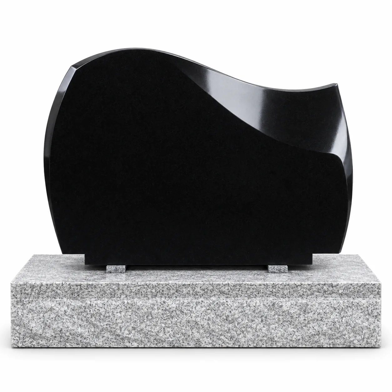Black Granite Customized Memorial Monument for memorial park application